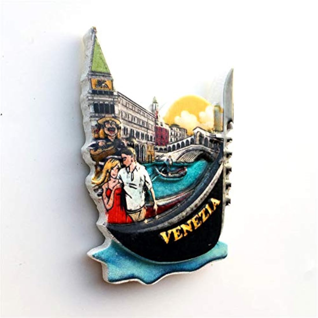 Imán para nevera de Venecia Italia, hecho a mano