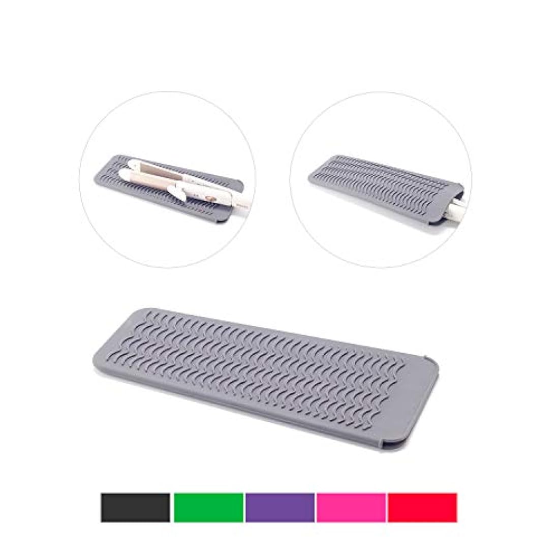 ZAXOP - Funda de silicona resistente para plancha plana