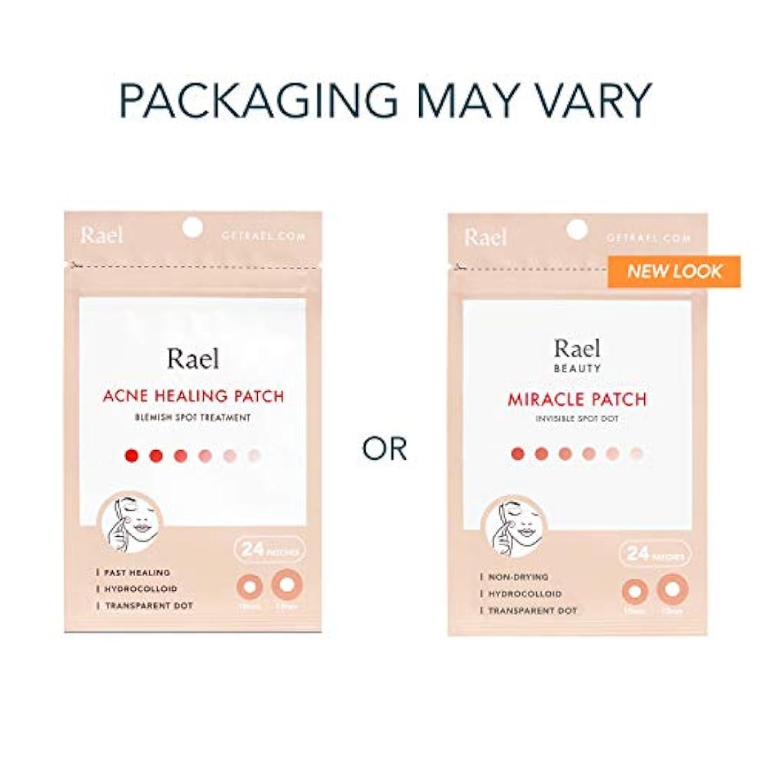 Parche de curación Rael Hidrocoloide Acné Espinilla