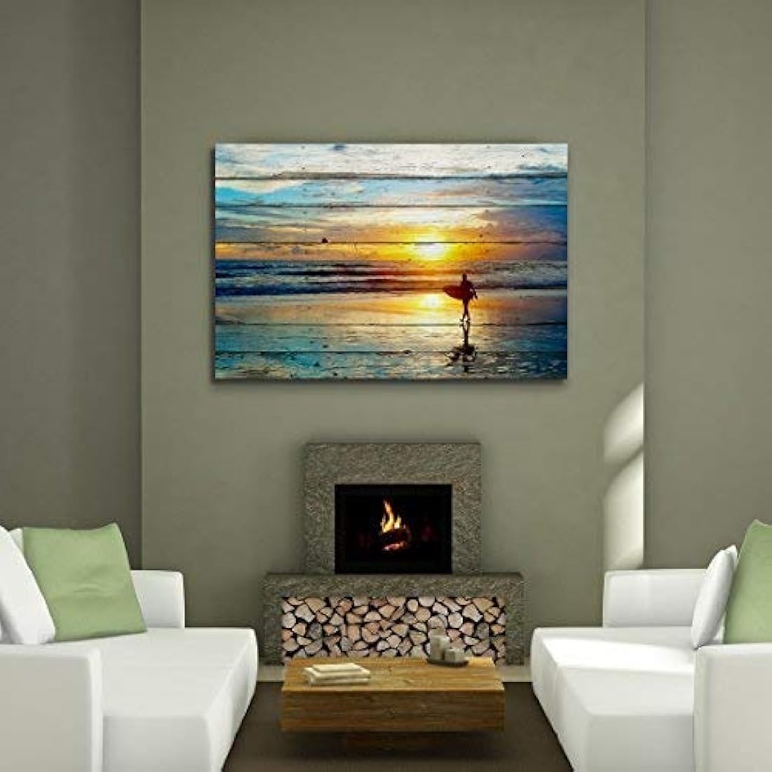 Artland Cuadro de pared para sala de estar diseño paisaje