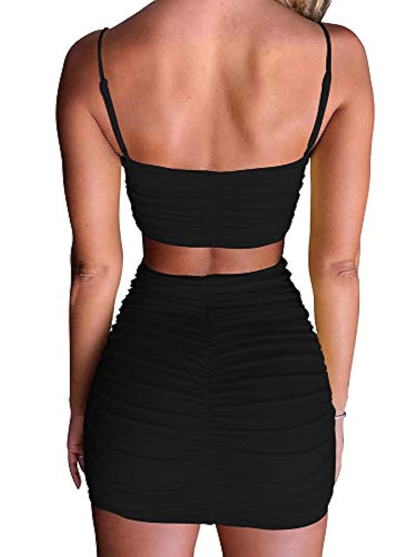 vestido Beagimeg, de 2 piezas con falda de corte ajustado