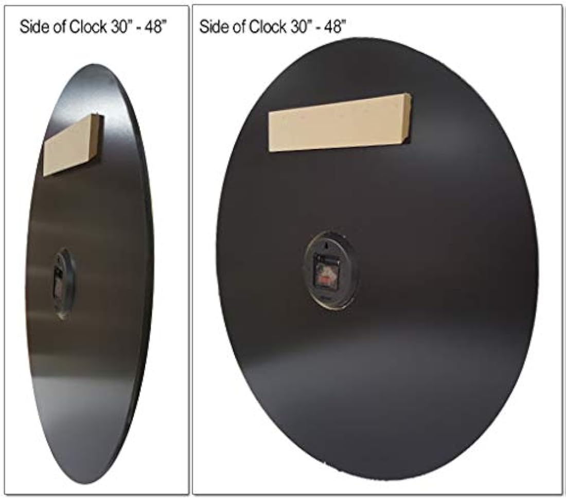 Reloj de pared Carolina verde, disponible en 8 tamaños