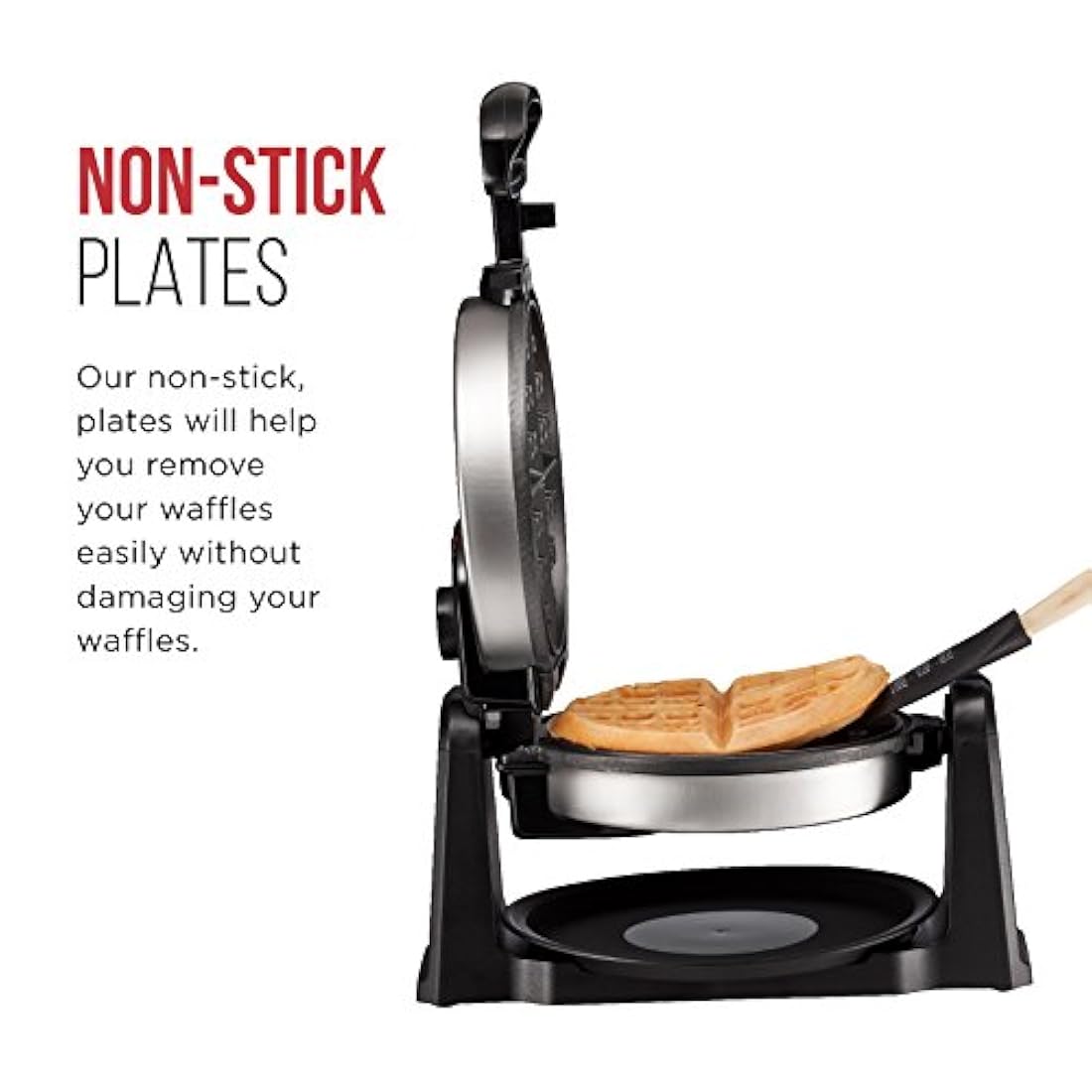 Wafflera giratoria de acero inoxidable Marca CHEFMAN