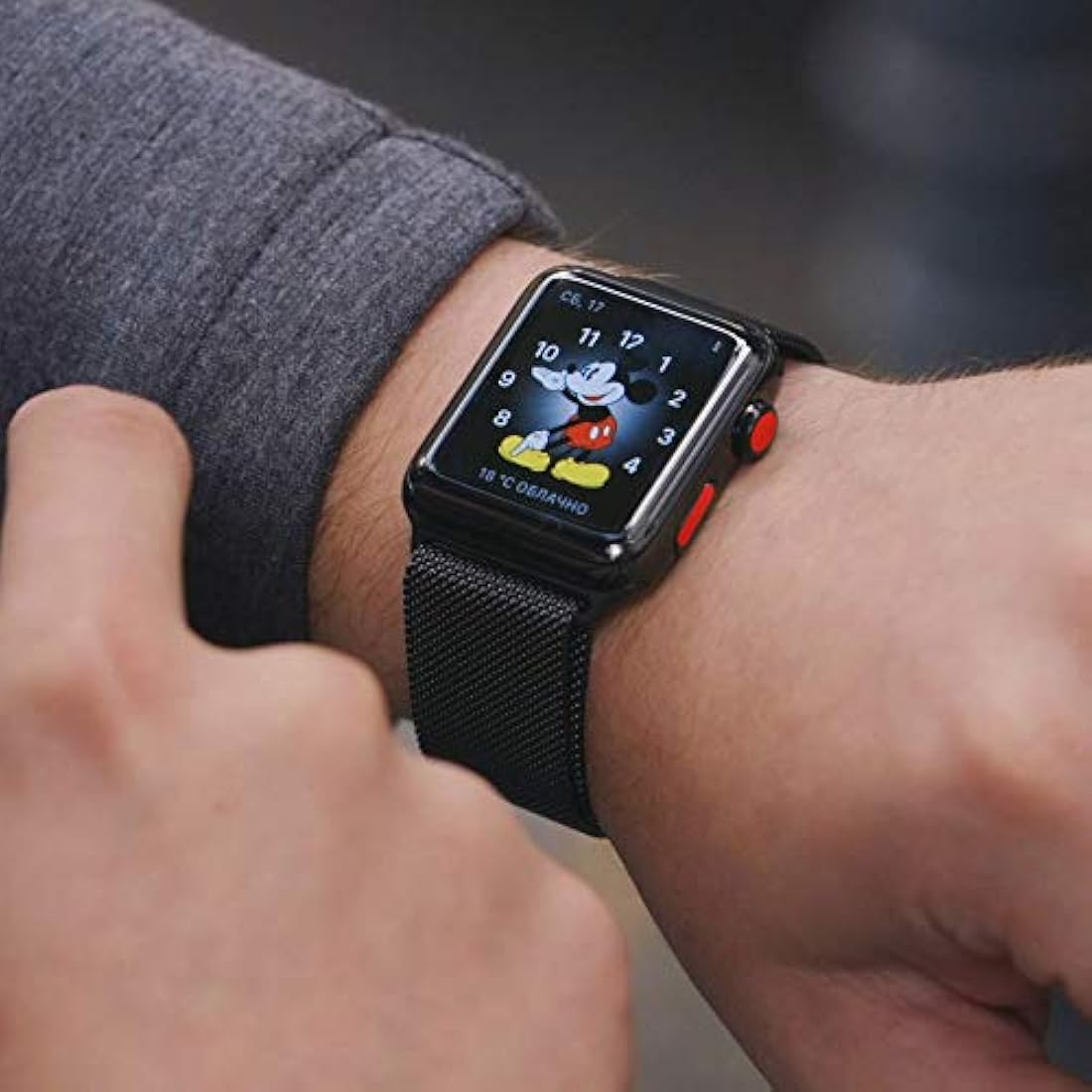 Pegatina para botones laterales del reloj de Apple - IPG