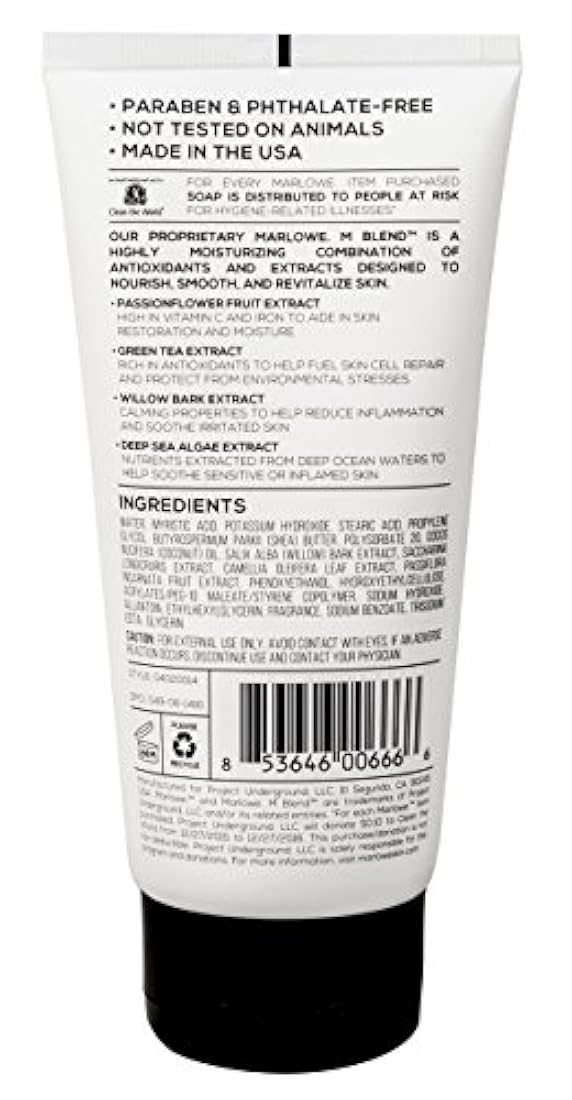 MARLOWE Crema de afeitar con manteca de karité