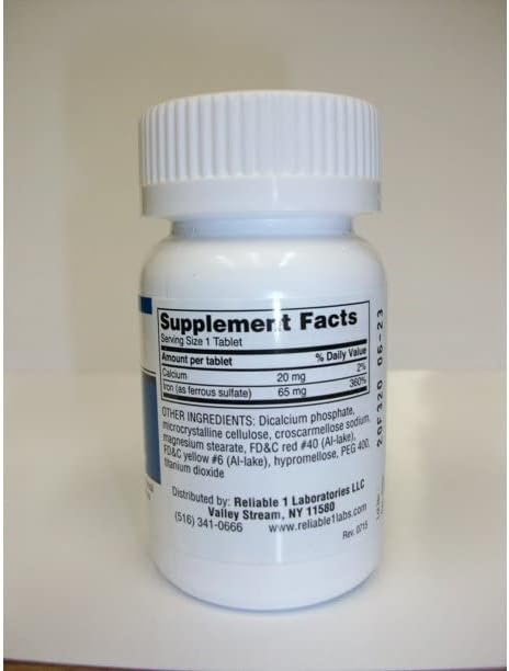 Suplemento para anemia y deficiencia de hierro