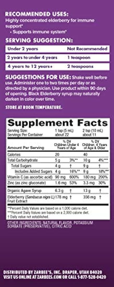 Zarbee's Naturals - Soporte inmunológico para niños