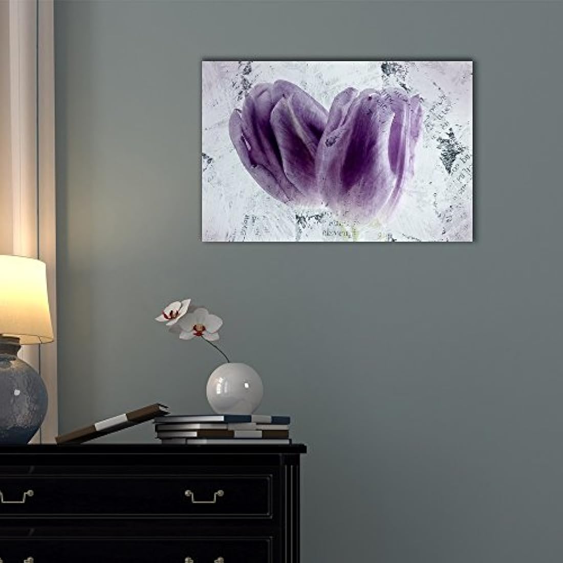 wall26 – Lienzo decorativo de pared – serie de arte floral