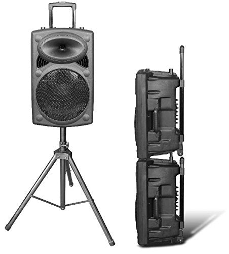 Sistema portátil recargable con micrófonos inalámbricos