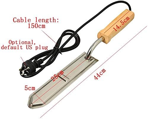 Cuchillo Desoperculado Eléctrico de Acero Inoxidable Beekeeping