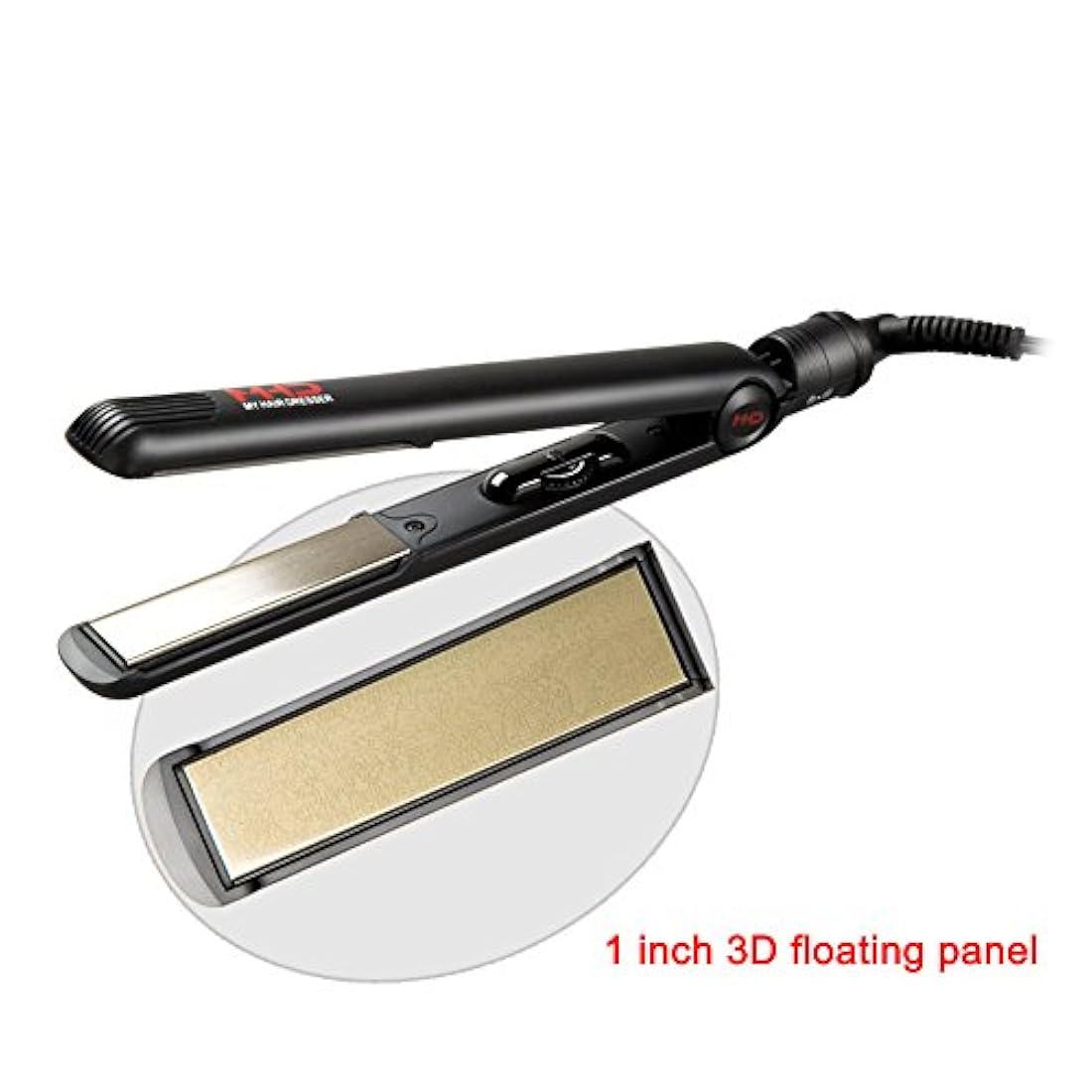 MHD plancha profesional para alisado de cabello de 1 pulgada