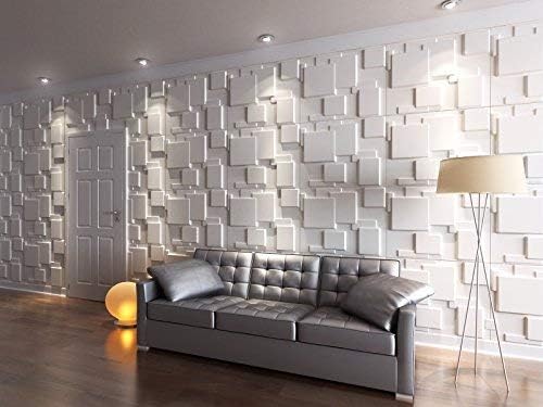 Paneles decorativos para pared 3D de Art3d de fibra vegetal