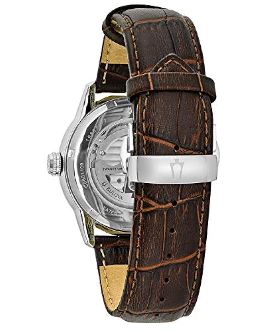 Bulova - Reloj para hombre con carátula y apertura doble