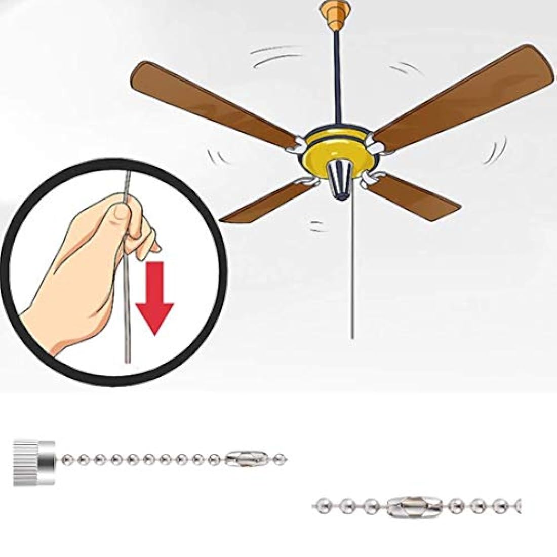 Interruptor de control de ventilador de techo