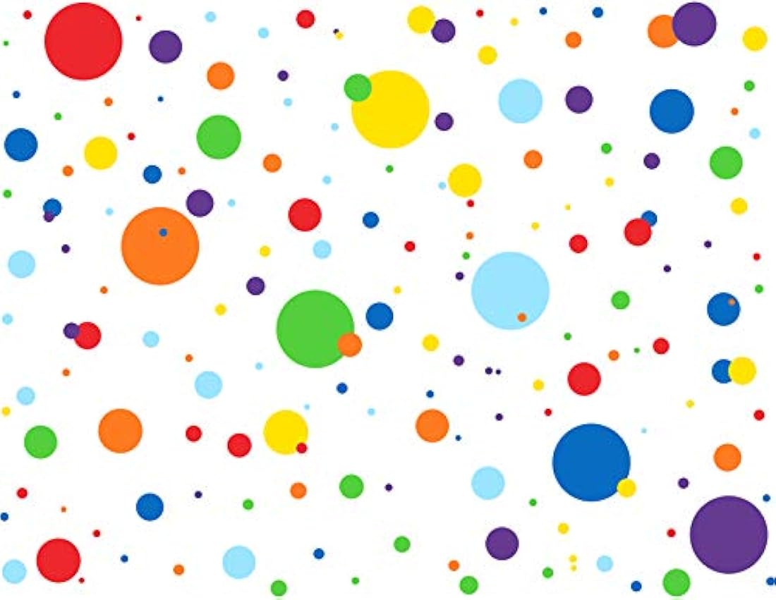 Adhesivos decorativos para pared (175 unidades) multicolor