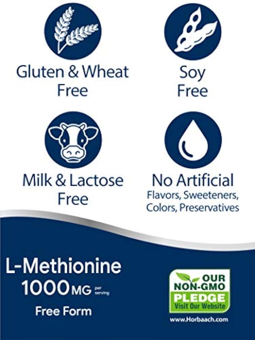 Methionine 1000 mg sin gluten