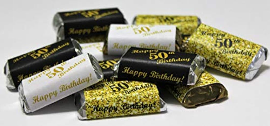 RokAPary - Papel de regalo para caramelos, diseño de 50º