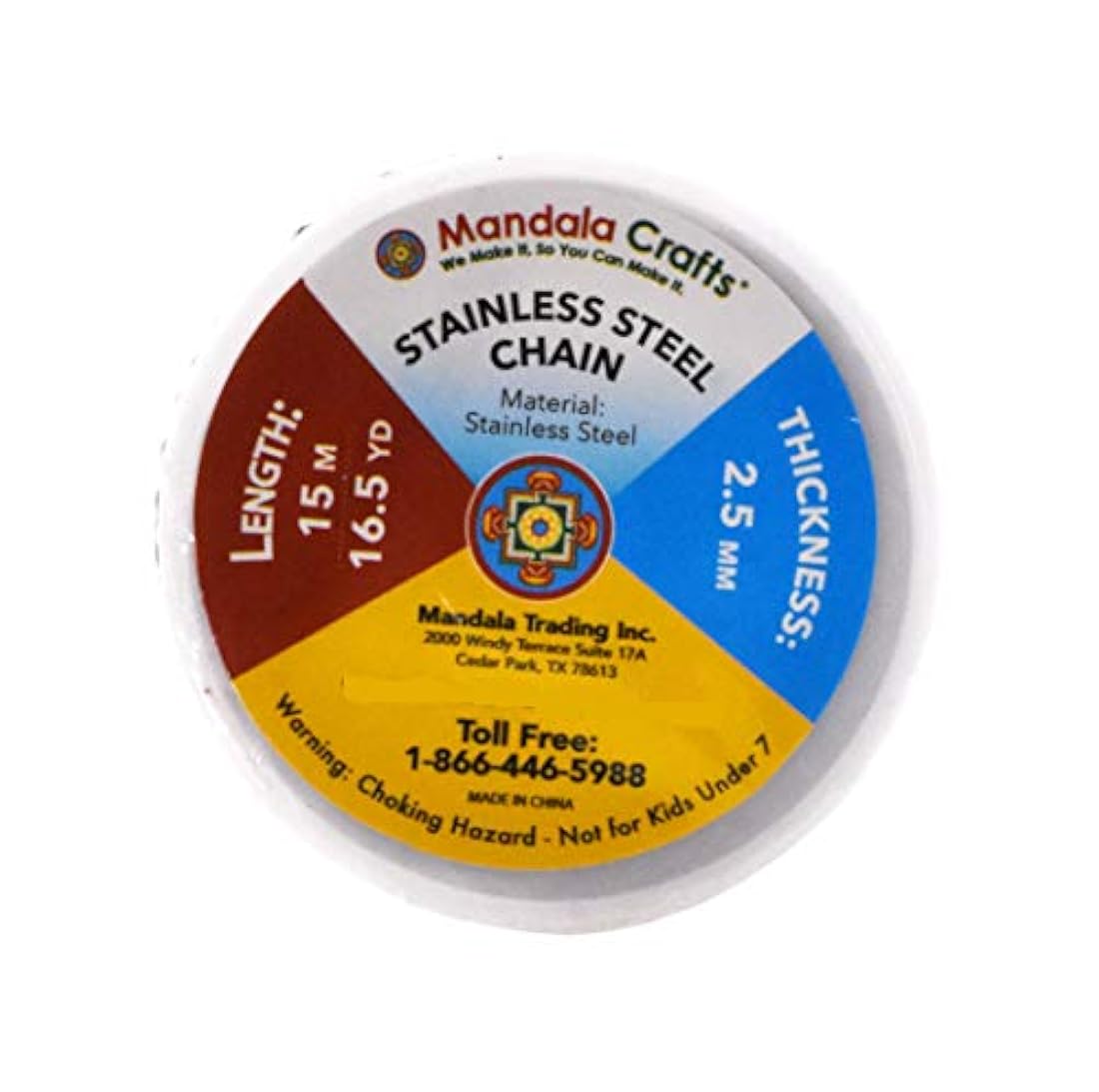 Cadena de acero inoxidable