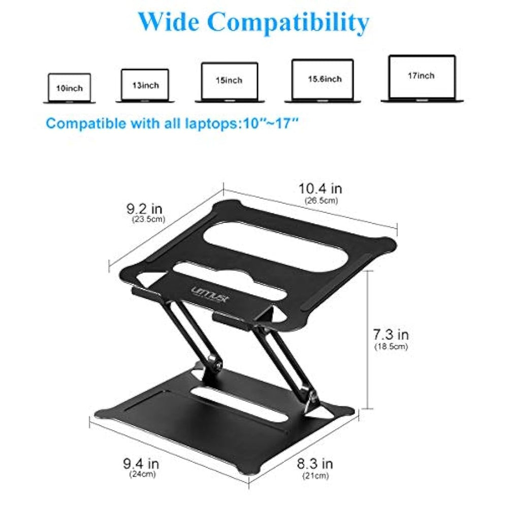 Soporte ergonómico ajustable para computadora portátil