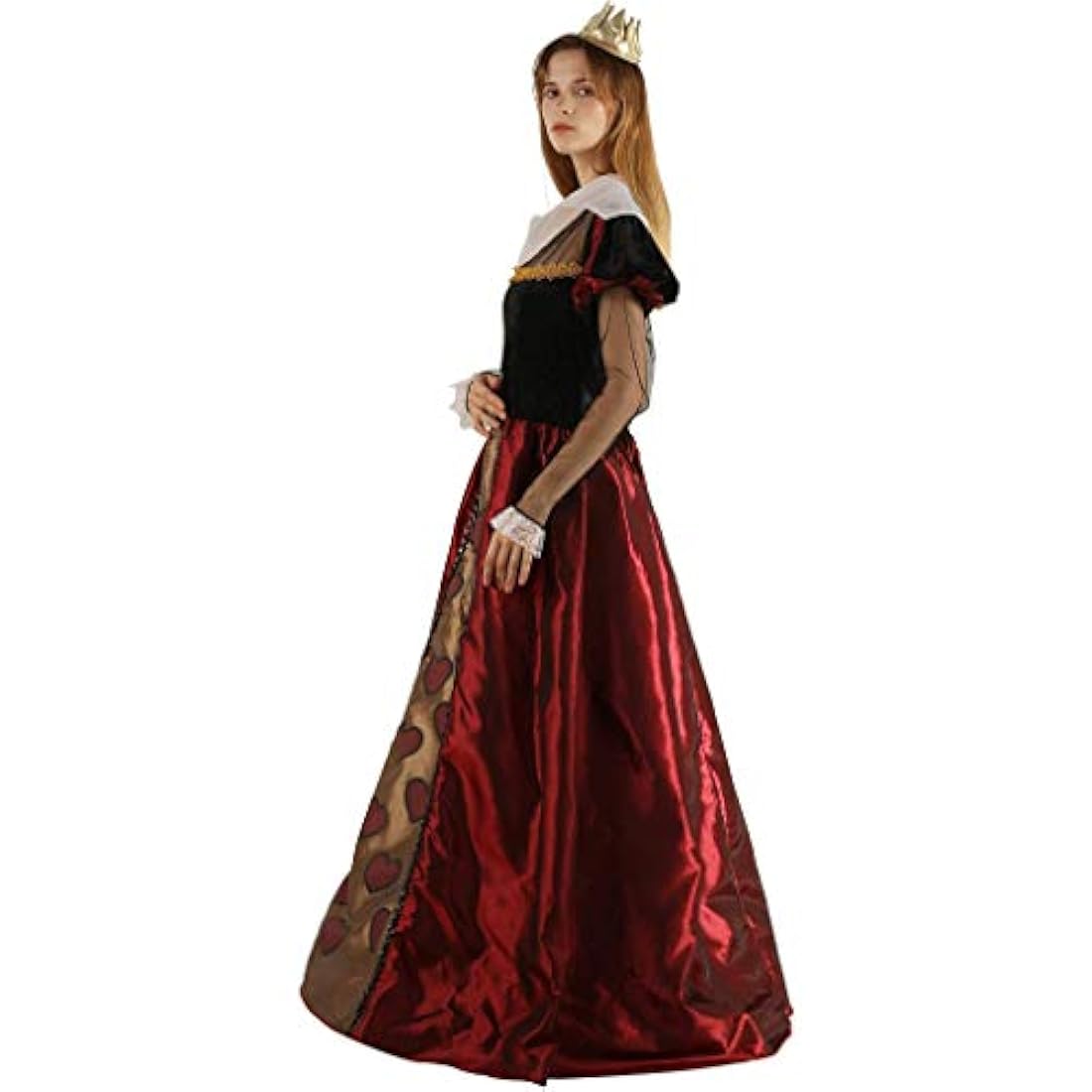 Disfraces Disfraz de reina para mujer, diseño de corazones