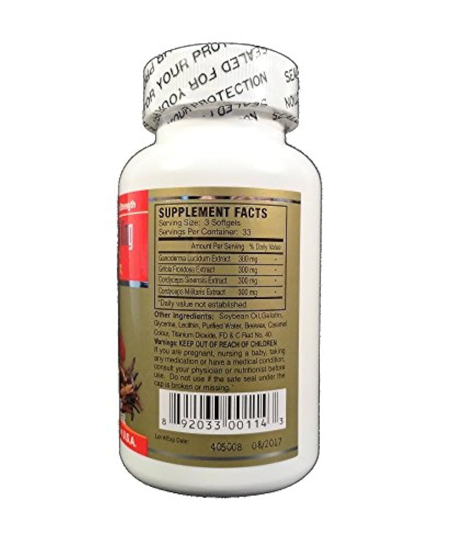 Premium Reishi King 100 Softgels