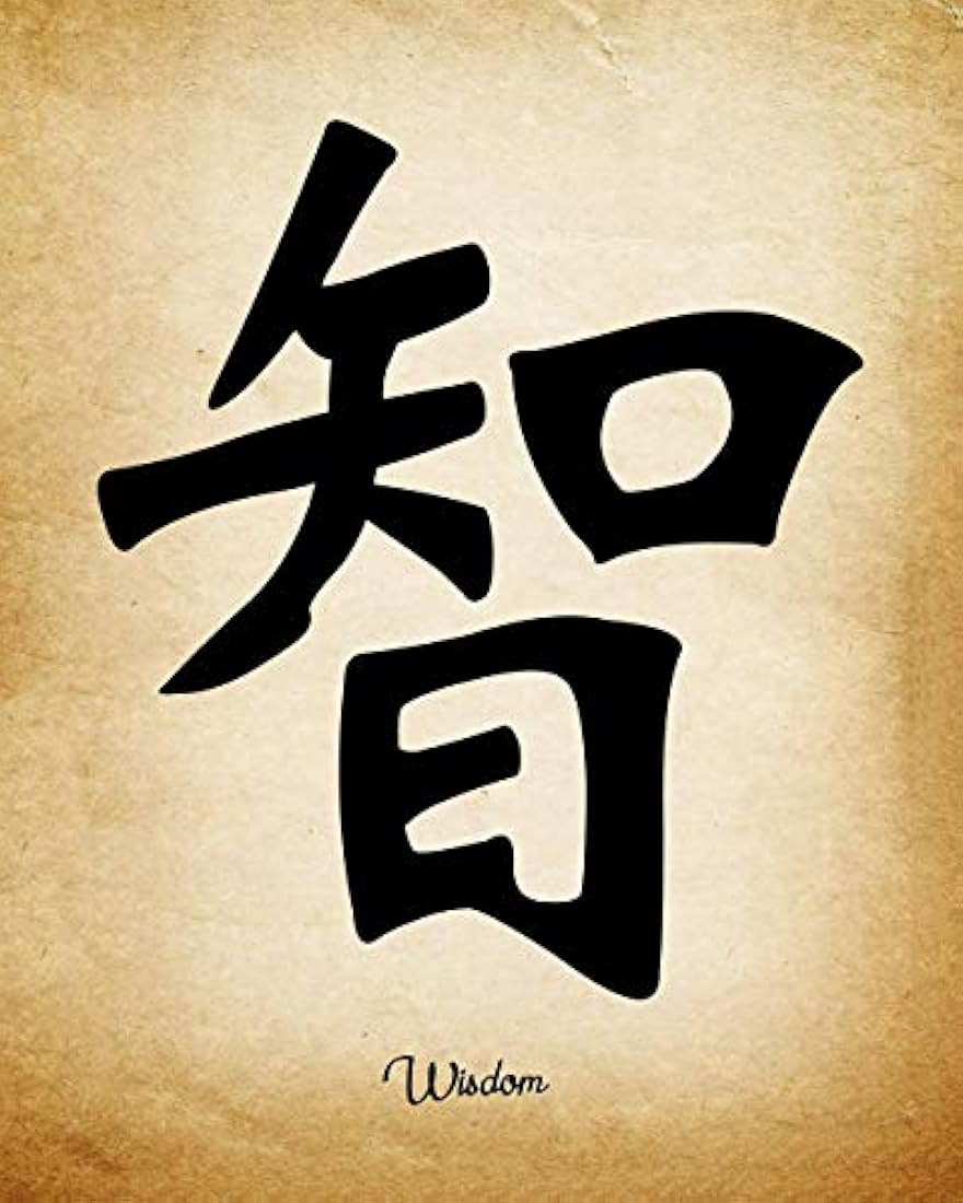 Impresión de arte de pared de caligrafía china