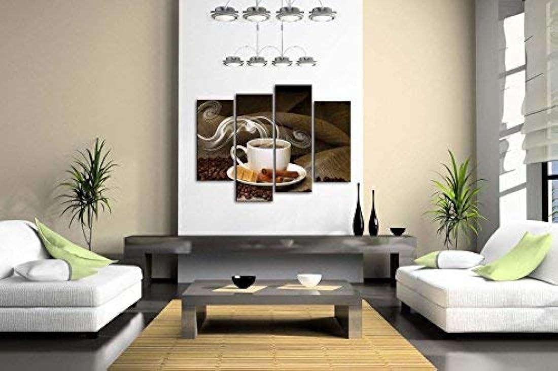 Cuadro de pared con diseño de café y café