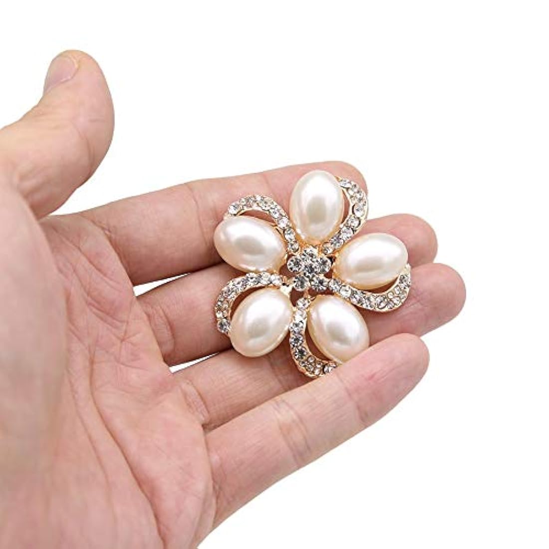 eGlomart kit de 9 broches con diamantes de imitación