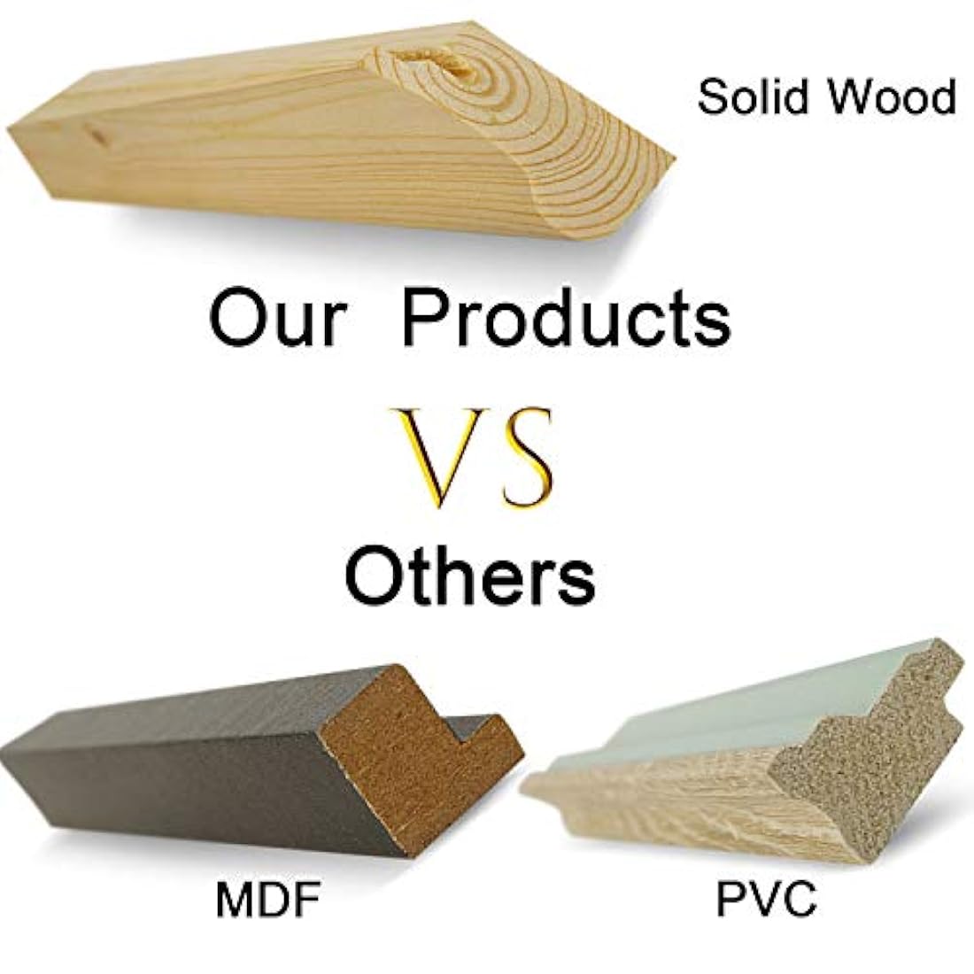 marcos de madera de 5 x 7, en Madera, color Negro