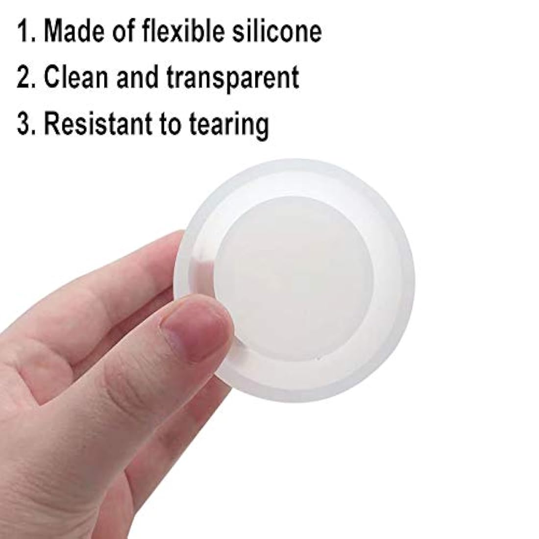 Moldes de silicona de resina epoxi de Markeny Cylinder para bolígrafos, moldes circulares de silicona para posavasos, moldes transparentes para macetas