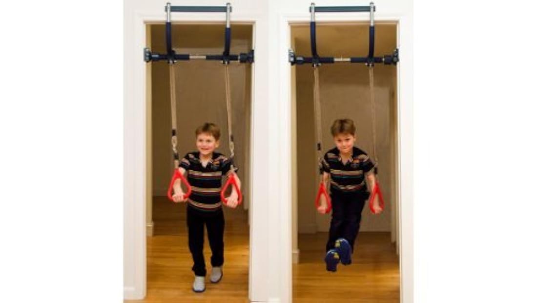 Parque de juegos interior con columpio interior, anillos