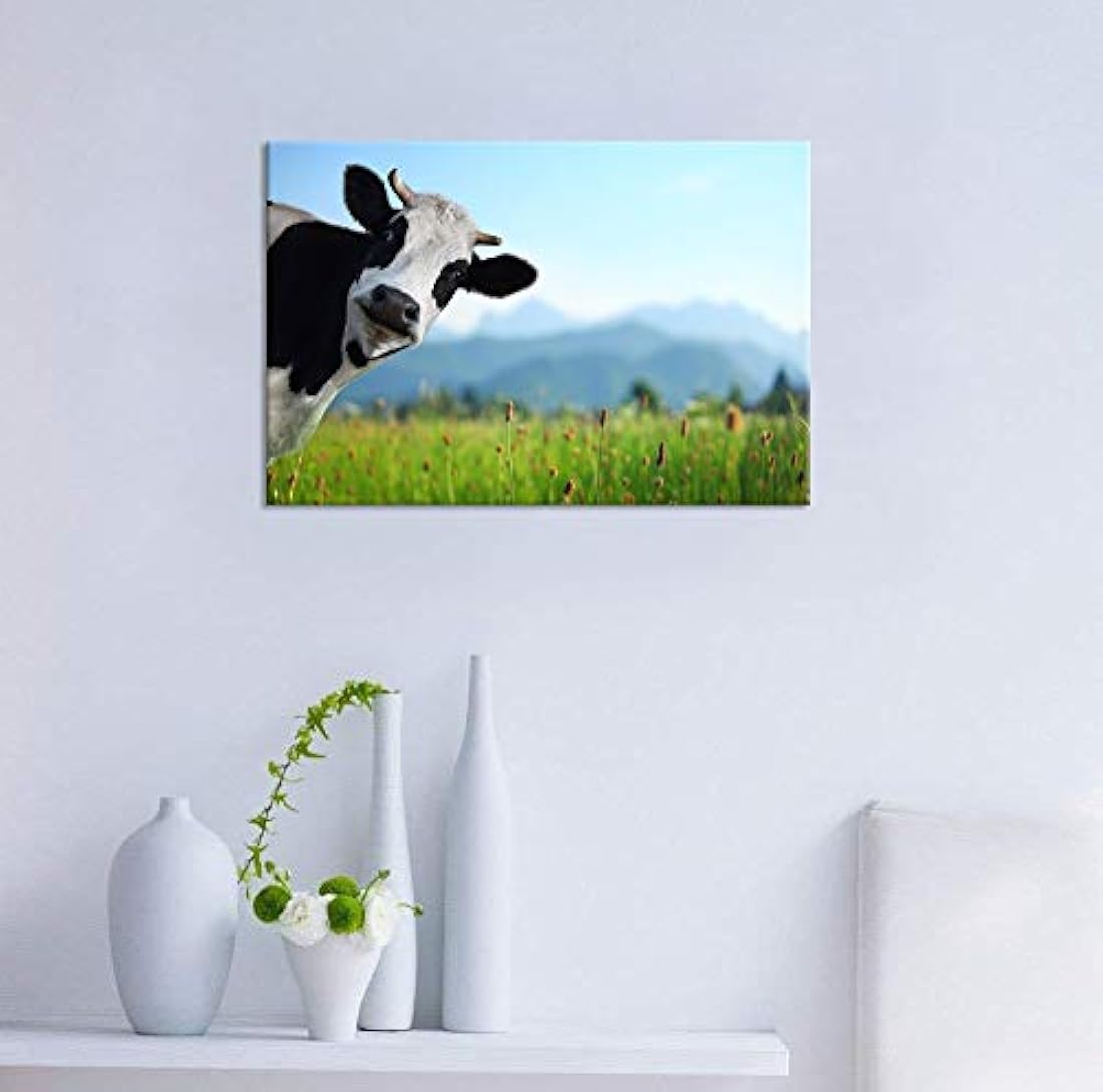 Pintura con diseño de vaca - Hello Artwork