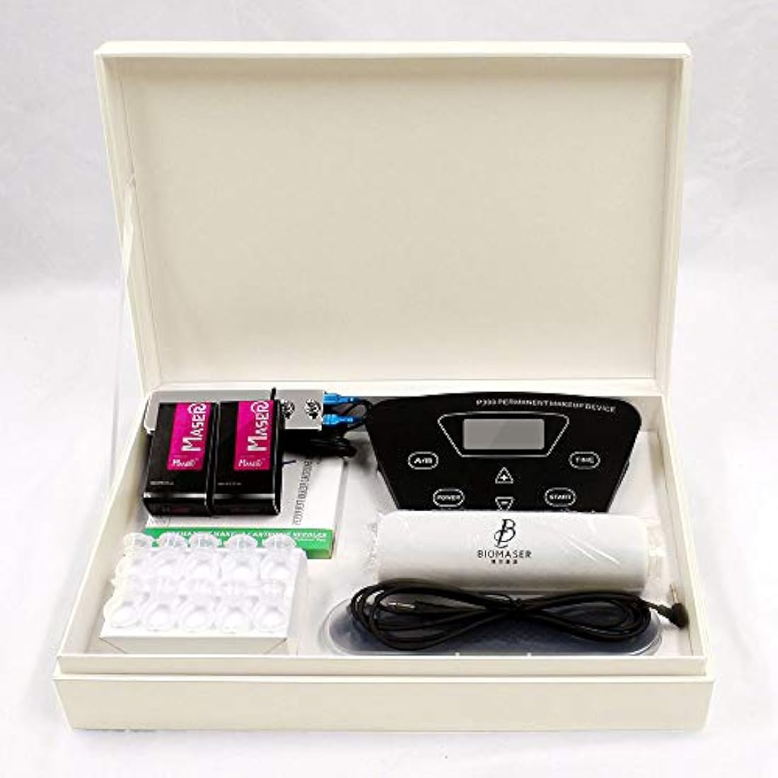 Kit de máquina de tatuaje de maquillaje permanente con pedal