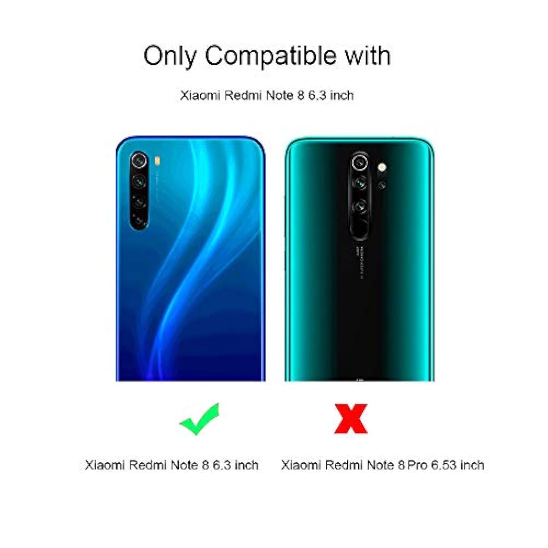 Urspasol - Funda para Xiaomi Redmi Note 8 con protector