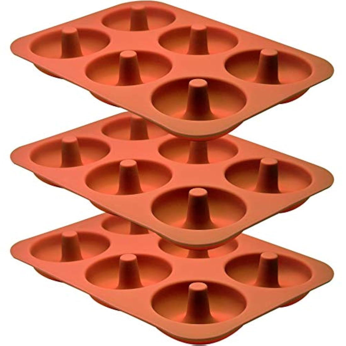 Molde de silicona profesional 3 unidades, antiadherente