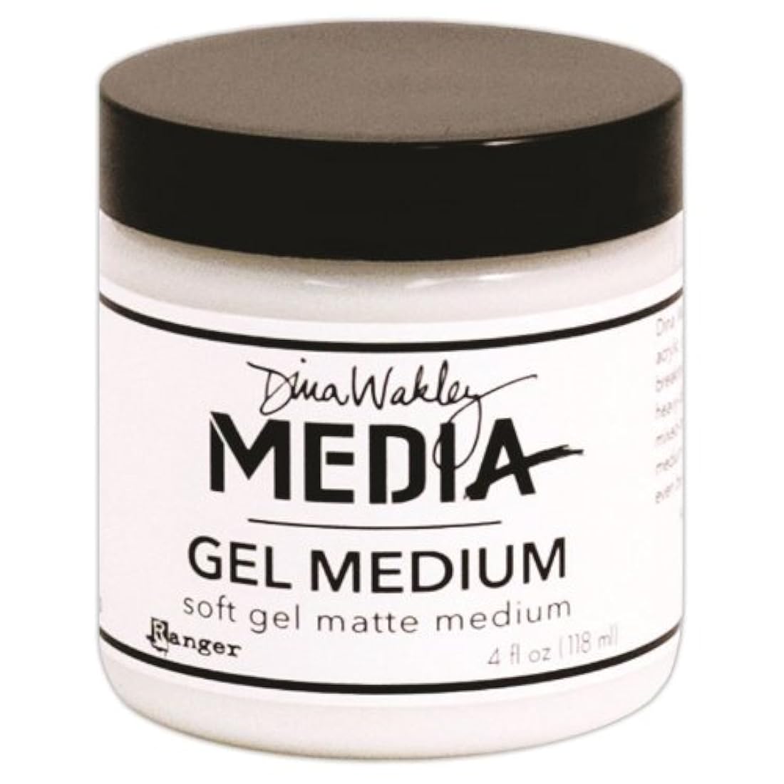 Ranger Dina Wakley Media Gel Medio, 4-Ounce, acabado mate