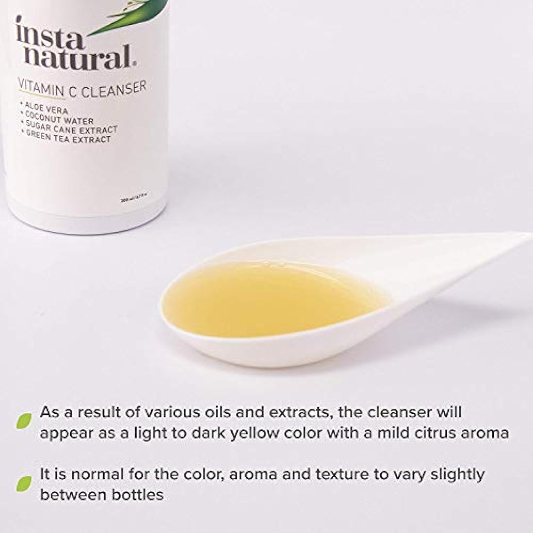 Limpiador facial con vitamina C InstaNatural
