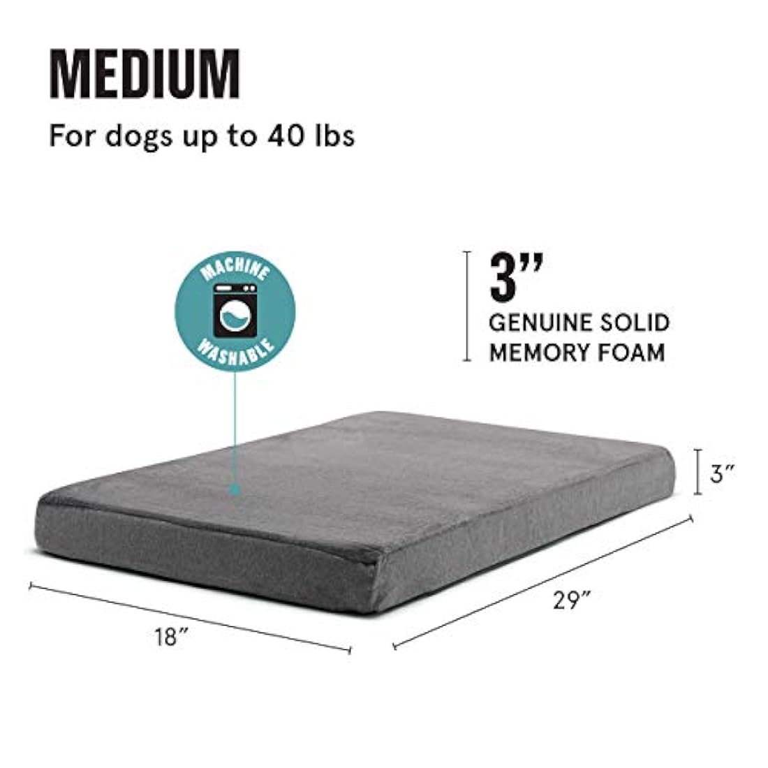 Cama de espuma viscoelástica para perro colchón de felpa