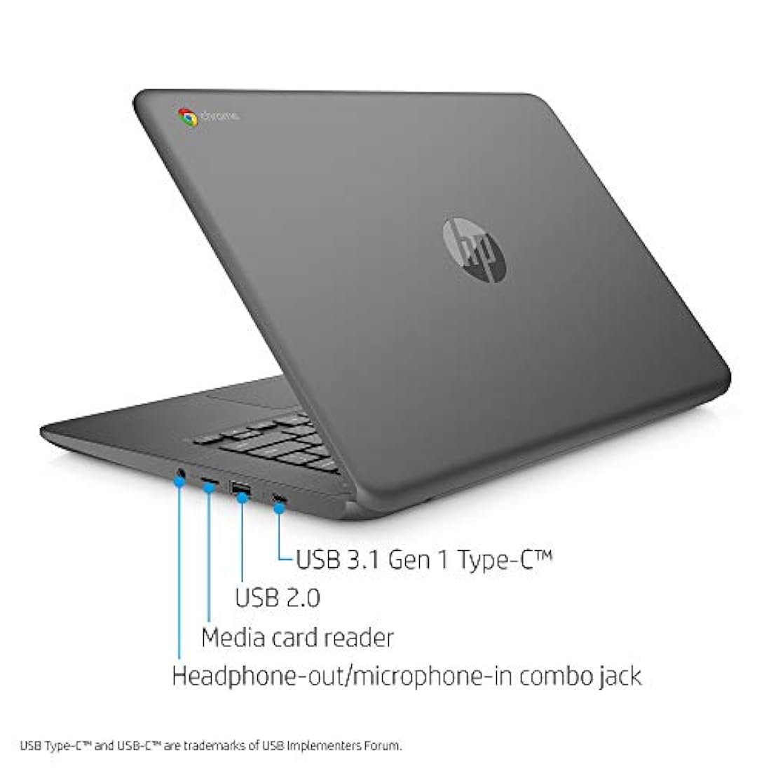 HP Chromebook Gris