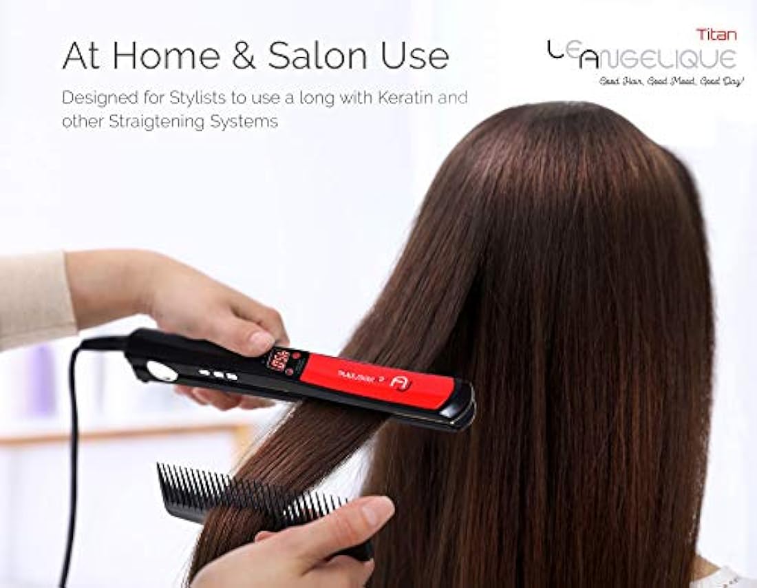 Plancha alisador de cabello Voltaje Dual 110 V-240 V