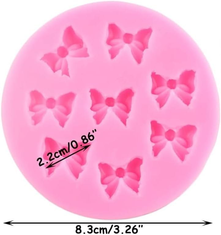 Mini lazos de silicona para fondan decoración de pasteles