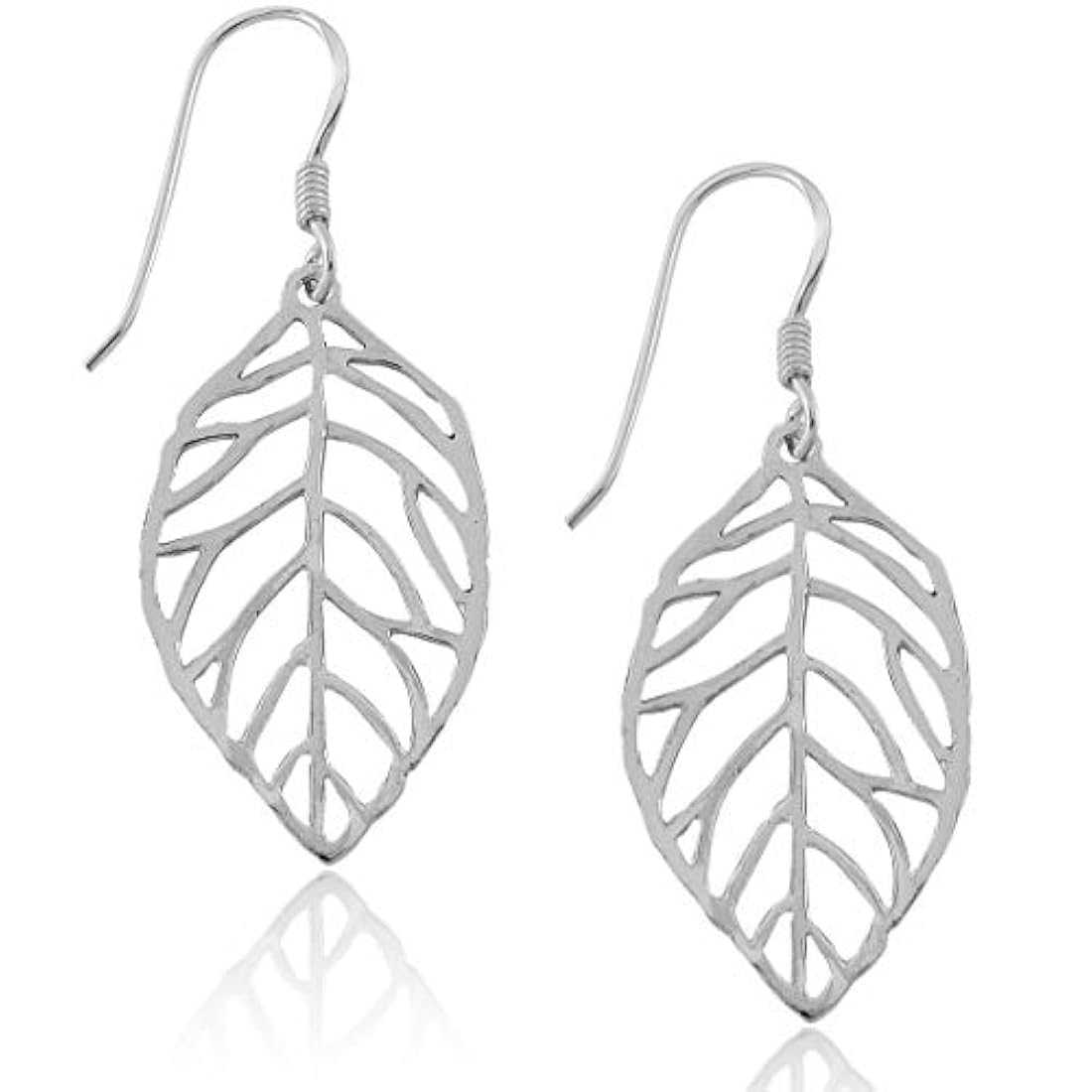 Pendientes colgantes con caída de hojas