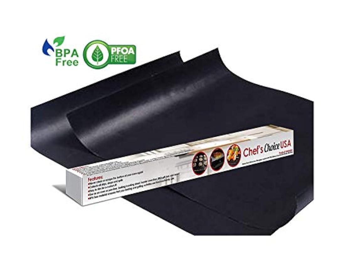 2 forros grandes para horno, sin BPA ni PFOA, teflón