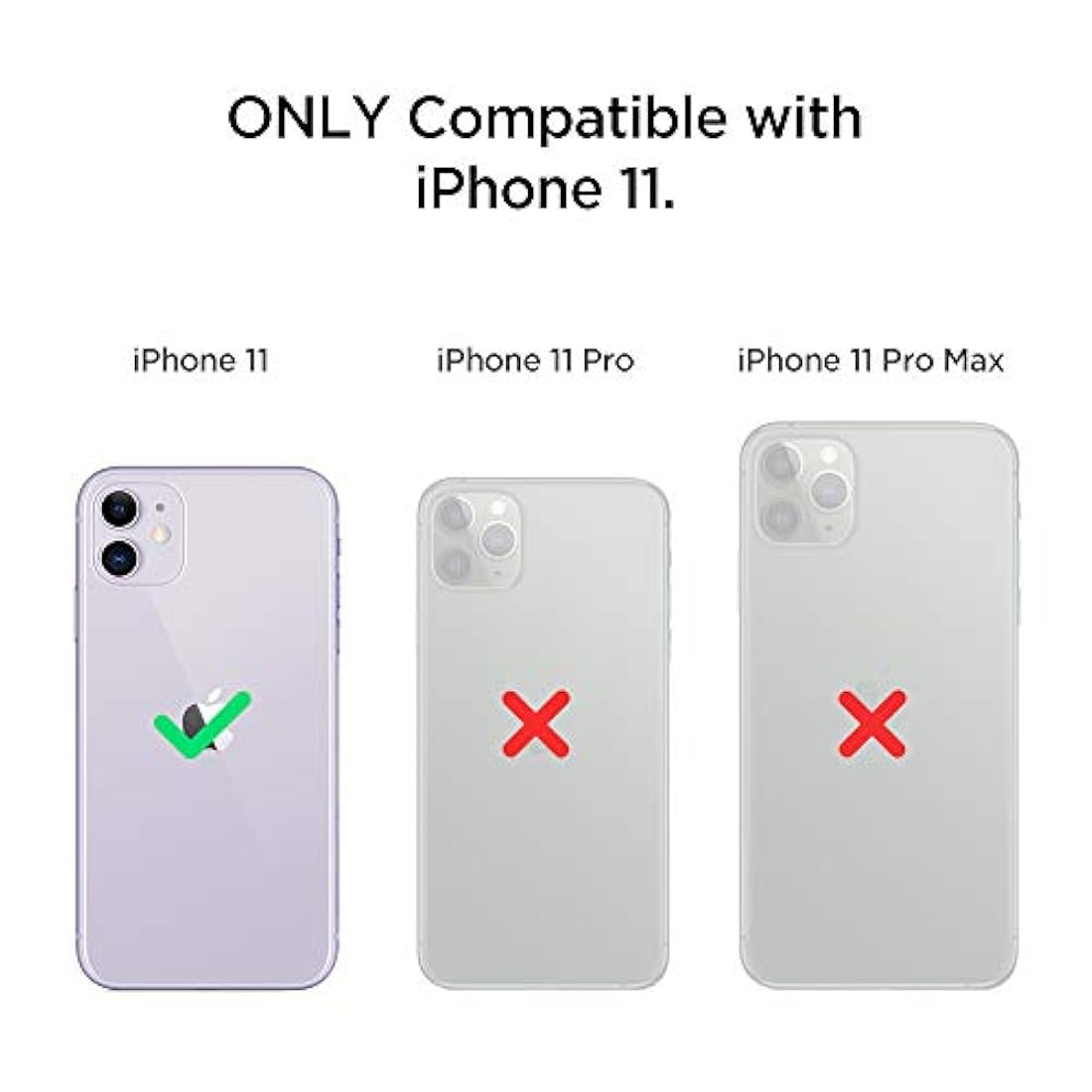 Funda de cristal líquido con brillo diseñada para iPhone 11