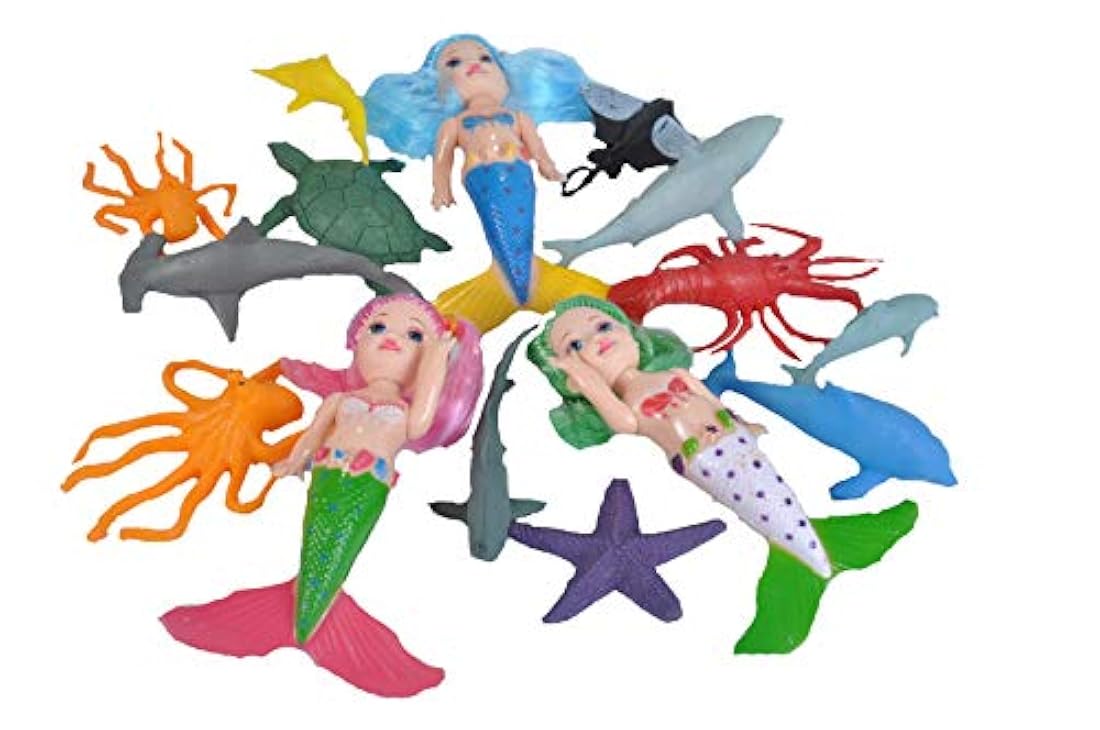 Animales acuáticos figuras de juguete regalos para niños