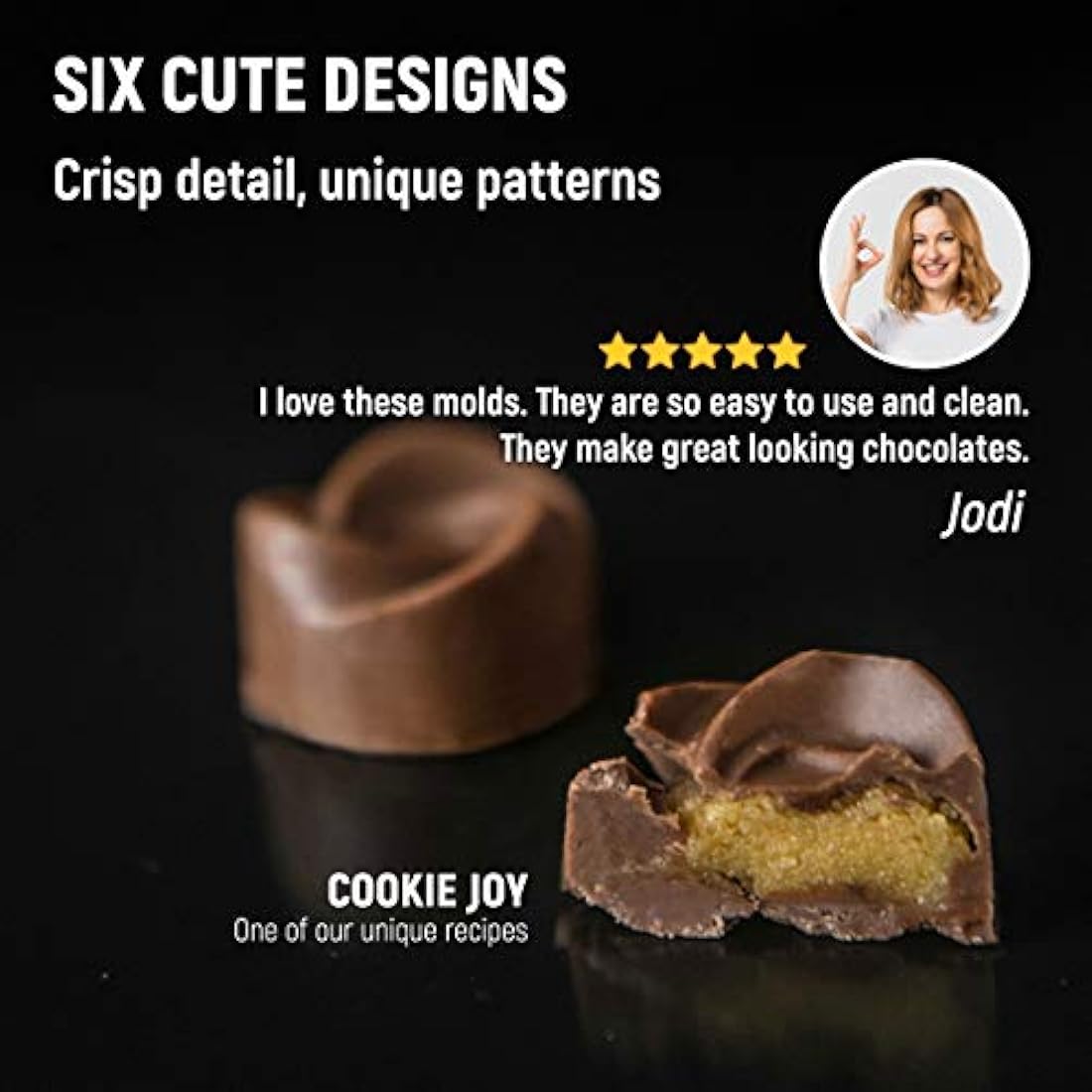 Moldes de silicona para chocolate