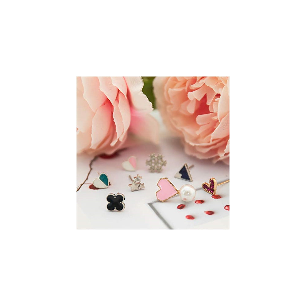 Aretes tipo dormilona de acero hipoalergénicos 100 pares