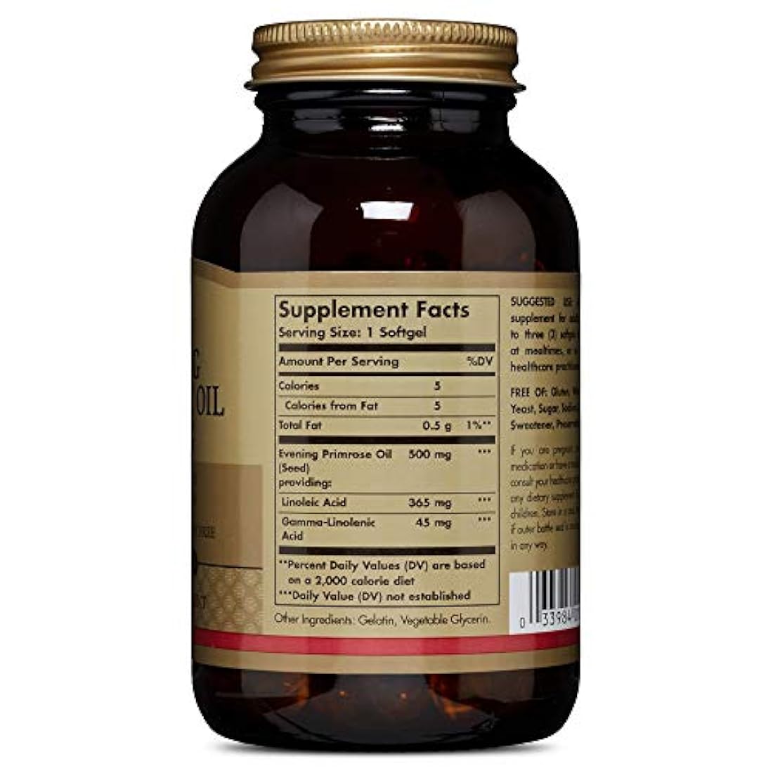 Solgar-Aceite de Primrose de Noche, 500 mg Softgels,00232398