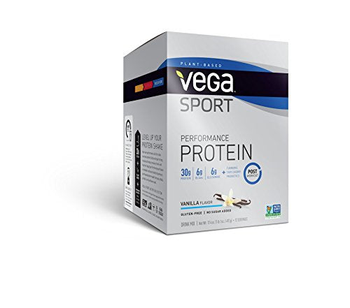 Vega Sport Protein Powder, vainilla, 1.5 oz, 12 unidades