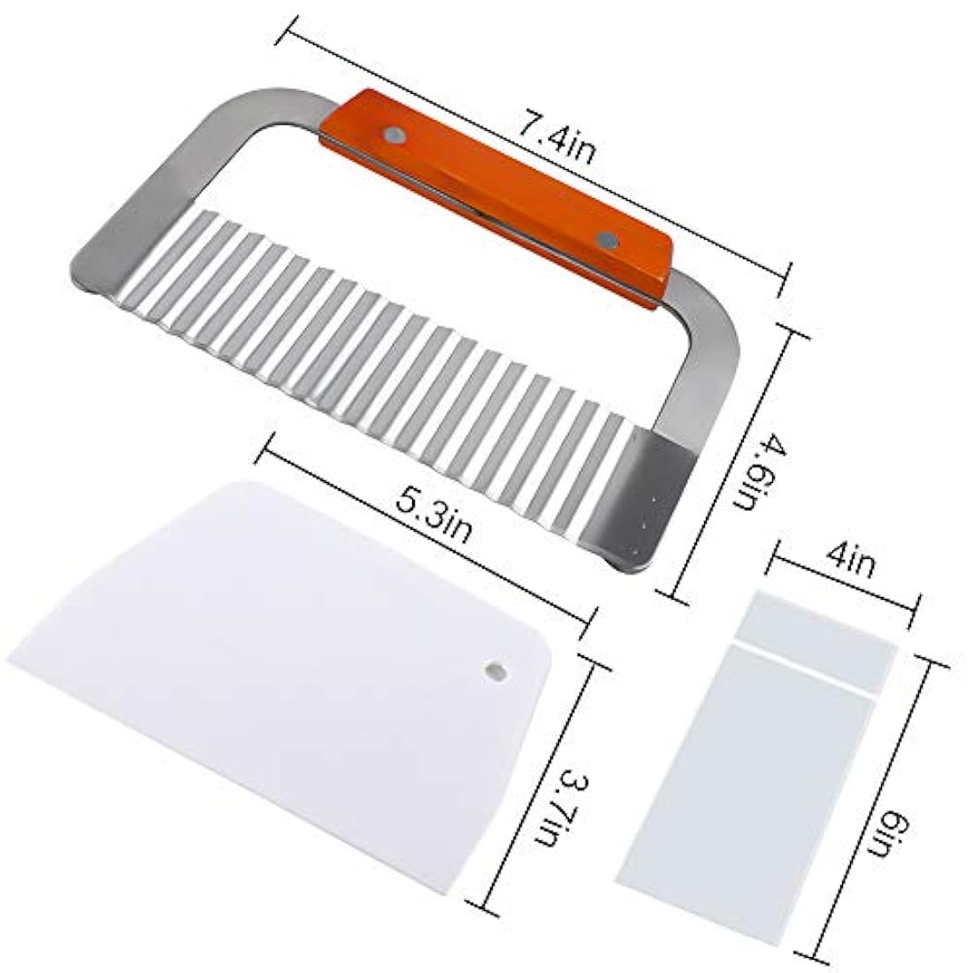 YGEOMER - Juego de 2 moldes rectangulares de silicona para hacer jabón, con cajas de madera, 2 cortadores y 100 bolsas de 3.9 x 5.9 in